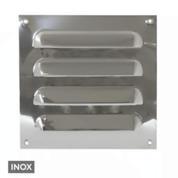 Ventilador T/ Persiana Inox 15x15CM