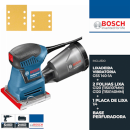 Lixadeira Vibratória Bosch Profissional GSS 140-1A (06012A2100)