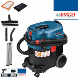 Aspirador Bosch Profissional GAS 35 L SFC p/ Sólidos e Líquidos - 35L (06019C3000)
