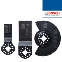 Jogo Serras Starlock Bosch p/ Multiferramenta - 3PCS (2608662343)