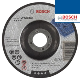 Disco Côncavo Corte Bosch p/ Metal 125MMx2,5MM (2608600221)