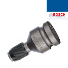 Adaptador p/ Chave Caixa Impacto Bosch p/ Sistema Pick and Click 1/2''Fx1/4
