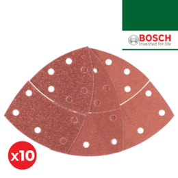 Lixas Bosch p/ Multi Lixadeira 102MMx63/93MM - 10UNI (2609256A67)