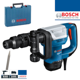 Martelo Demolidor Bosch Profissional 5KG GSH 5 + Mala (0611338700)