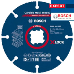 Disco Bosch Expert X-Lock p/ Multi Material 125MM (2608901193)