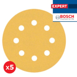 Lixa Bosch Expert C470 p/ Lixadeira Ø125MM - 5UNI