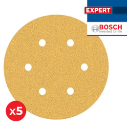 Lixa Bosch Expert C470 p/ Lixadeira Ø150MM - 5UNI
