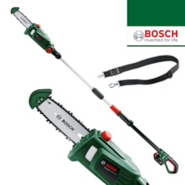 Podadora Telescópica Bosch Universal ChainPole 18 20CM + Bateria 2.5Ah + Carregador + Alça (06008B3100)