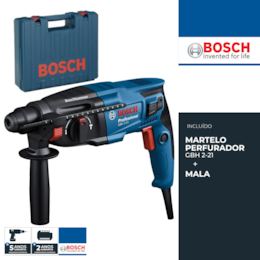 Martelo Bosch Profissional GBH 2-21 + Mala (06112A6000)