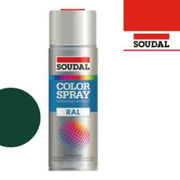 Spray Esmalte Acrílico RAL6005 Verde - Soudal 400ML