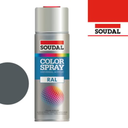 Spray Esmalte Acrílico RAL7011 Cinza - Soudal 400ML