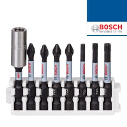 Jogo Bits Impacto Bosch p/ Sistema Pick and Click - 8PCS (2608522326)