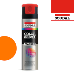 Spray Esmalte de Marcação Laranja - Soudal 400ML