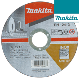 Disco Makita Corte p/ Inox T41 A60T-BF 115MMx1,0MM