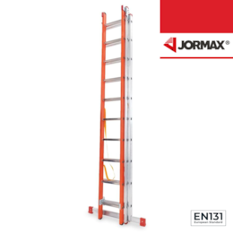 Escada Alumínio/Fibra Jormax Electrikal F3 Tripla 3x10 Degraus - 2.88+2.88+2.88MT