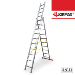 Escada Alumínio Jormax Maxillader Tripla 